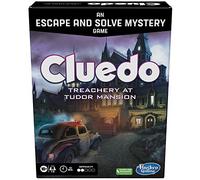 Hasbro Gaming Cluedo Treachery at Tudor Mansion, an Escape & Solve Mystery Game, Coopératif Family Game, Mystery Games for 10+, 1 à 6 Joueurs, Multicolore L