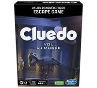 Hasbro Gaming Cluedo Vol au Musée, Jeu de Mystère Façon Escape Game, Jeux de Famille Coopératifs, à Partir de 10 Ans, 1 à 6 Joueurs, Jeux de Société