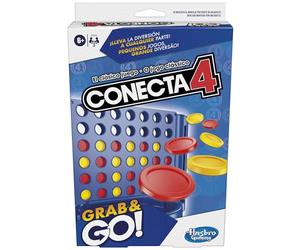 Hasbro Gaming Connectez 4 Grab and Go - Jeu Portable pour 2 Joueurs - Jeu de Voyage pour Enfants
