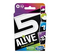 Hasbro Gaming Five Alive Jeu de Cartes Rapide pour Enfants et familles, Facile à Apprendre, Jeu Familial à partir de 8 Ans. 5 Jeux de Cartes Alive pour 2 à 6 Joueurs