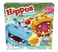 Hasbro Gaming Hippos Gloutons, Jeu De Plateau Pour Enfants et Famille, Avec Chargement Automatique Des Billes, Idées Cadeaux d'Anniversaire, De 2 À 4 Joueurs