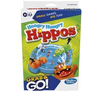 Hasbro Gaming Hungry Hungry Hippos Jeu de Voyage Portable pour Enfants à partir de 4 Ans