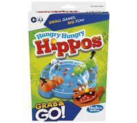 Hasbro Gaming Hungry Hungry Hippos Jeu de Voyage Portable pour Enfants à partir de 4 Ans