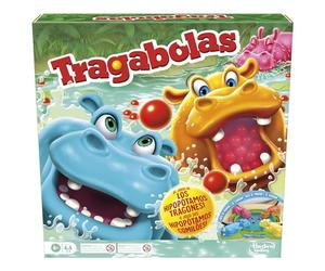 Hasbro Gaming Jeu de société Tragabolas Comilon 2 à 4 Joueurs Version espagnole Portugaise Jouet pour Enfants à Jouer en Famille et Entre Amis, garçons et Filles à partir de 4 Ans