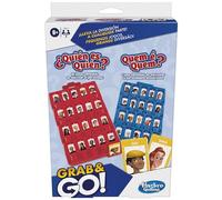 Hasbro Gaming Jeu de Voyage « Qui est Qui ? Grab and Go » - Le Jeu Original de deviner Le Personnage - Jeu Portable pour 2 Joueurs - Jeu de Voyage pour Enfants