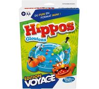 Hasbro Gaming Jeu Hippos Gloutons Édition Voyage, Jeu Portable Pour 2 Joueurs, Jeux De Voyage Pour Enfants, Inclut 2 Hippopotames[Z350]