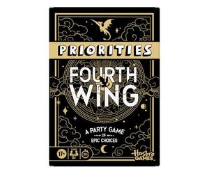 Hasbro Gaming Jeu Priorities Fourth Wing Edition - Jeu de fête sous licence officielle inspiré de la série Empyrean | À partir de 17 ans | 3 joueurs et plus | 20 minutes