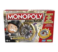 Monopoly Coffre-fort, jeu de plateau pour la famille et les enfants, 2 à 6 joueurs, dès 8 ans, inclut un coffre-fort