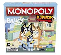 Hasbro Gaming Monopoly Junior à partir de 5 Ans : Bluey Edition Jeu de société pour Enfants à partir de 5 Ans Jouez en Tant Que Bluey, Bingo, Maman et Papa, avec des Illustrations de la série animée