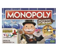 Hasbro Gaming Monopoly Voyage Autour du Monde, pour Famille et Enfants, dès 8 Ans, avec pions-tampons encreurs et Plateau effaçable à Sec, Multicolore, L