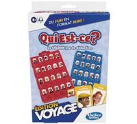 Hasbro Gaming Qui est-ce ? Édition Voyage, Jeu de Société Classique de Devinettes, Jeu de Voyage Portatif pour 2 Joueurs, pour Enfants, Familles et Amis