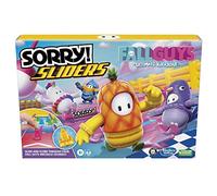 Hasbro Gaming Sorry! Sliders Fall Guys Ultimate Knockout Jeu de société pour enfants à partir de 8 ans, torsion passionnante sur le jeu de société classique Hasbro Family
