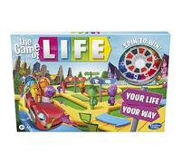 Hasbro Gaming The Game of Life, Jeu de Société Familial pour 2-4 Joueurs, Jeu d'Intérieur pour Enfants de 8 Ans et Plus, Pions en 6 Couleurs