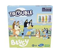 Hasbro Gaming Trouble : Bluey Edition Jeu de société, jeu amusant pour les enfants de 5 ans et plus, jeu pour 2 à 4 joueurs, Race Bluey, Bingo, Bandit ou Chilli to The Finish, F4944, Milticolor