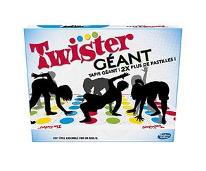 Hasbro Gaming Twister Géant - Jeu de Société D'Adresse Rigolo - Version Française Exclusivité sur Amazon