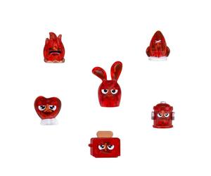 Hasbro Hanazuki B8444ES0 - Sammelschätze 6er-Pack Rot/Entschlossen