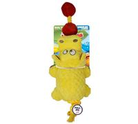 Hasbro Hungry Hungry Hippopotame Jouet couineur et tirant en Peluche Durable pour Chien, 43,2 cm, Jaune/Rouge