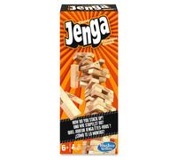 Hasbro Jeu de société Jenga Multilingue (anglais/allemand/français/espagnol) Marron Pour enfants