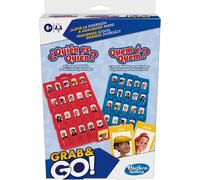 Hasbro Jeu De Voyage « Qui Est Qui ? Grab And Go » - Le Jeu De Deviner Le Personnage - Jeu Portable Pour 2 Joueurs - Jeu De Voyage Pour Enfants
