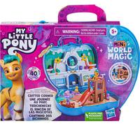 - My Little Pony Mini World Magic Mini Création - Une journée au Parc - Pack 2 Figurines 2.5 cm + 40 pcs - Hitch Trailblazer et Sparky Sparkeroni