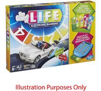 Hasbro Kids' Game Of Life Electronic Banking Board Game Multiple Taille unique Unisex
