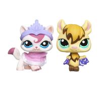 Hasbro Littlest Pet Shop Halloween Spooky Tube 2Pack Pink Cat Bat by