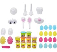 Hasbro Lot de 25 tampons à ?ufs en Forme de Lapin de Pâques avec des ?ufsdes tampons et 10 boîtesOccupation pour Les Enfants à partir de 3boîtes de 56 g