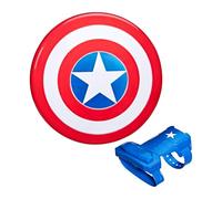 Hasbro Marvel Avengers - Captain America Jouet avec Bouclier Magnétique Blast et Gant - Jeu de Rôle Inspiré des Super-héros, Garçons et Filles à partir de 5 Ans, Multicolore