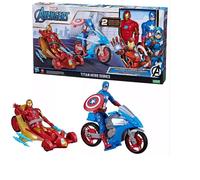 Hasbro Marvel Avengers Titan Hero Jeu Iron Man et Captain America avec Véhicule Rolling Rescue