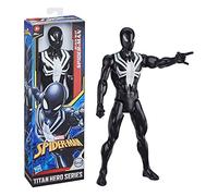 Hasbro Marvel E73295L2 Titan Hero Series Black Suit Spider-Man Figurine de Super-héros 30 cm