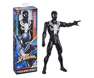 Hasbro Marvel E73295L2 Titan Hero Series Black Suit Spider-Man Figurine de Super-héros 30 cm