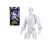 Hasbro Marvel Figurine Black Panther Hatut Zeraze 15 cm, 6 accessoires, Build-A-Figure, Multicolore