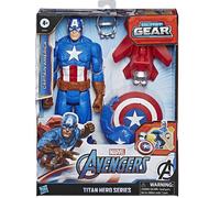 Hasbro Marvel Legends Avengers Titan Héros Blast Gear Captain America 30 Cm