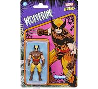 Marvel Hasbro Legends Series Retro 375 Collection, Figurine Wolverine de 9,5 cm F3810 Multicolore
