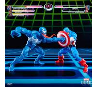 Marvel Comics – Figurine de collection Marvel Legends Gamerverse Captain America contre Venom – Bleu