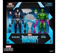 Hasbro Marvel Legends Inhumans Pack de 2 Figurines Black Bolt & Triton 15 cm