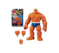 Hasbro Marvel Legends Series Retro, Figurine de Collection Fantastic Four Marvel's Thing de 15 cm avec Accessoires et pièce Build-a-Figure F0349