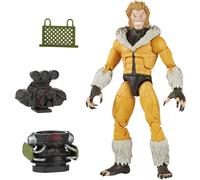 Marvel Hasbro Legends Series X-Men, Figurine de Collection Sabretooth de 15 cm avec 3 pièces Build-a-Figure
