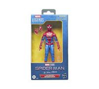 Hasbro Marvel Legends Spider-Man figurine 15 cm avec mains interchangeables et tête/hood Rouge et bleu