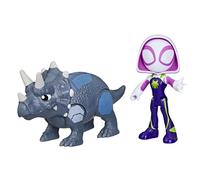 Figurines Spidey and His Amazing Friends Ghost- Spider & Rhino Dino G
