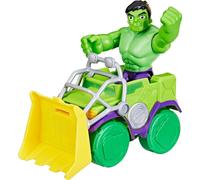 Hasbro Marvel Spidey and His Amazing Friends Hulk Papillon Camion Multicolore Figurine de jeu