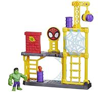 Hasbro Marvel Spidey et Ses Amis Extraordinaires, Chantier de déconstruction, Jouet Hulk pour Enfants à partir de 3 Ans, F3717, Multicolore, Taille Unique