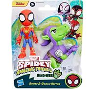 Hasbro Marvel Spidey Et Ses Amis Fantastiques Dino-Web Set Avec Spidey Et Goblin