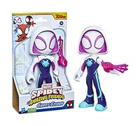 Hasbro Marvel Spidey et Ses Amis fantastiques Supersized Ghost Spider, Action Figures, Jouet pour âge préscolaire, pour Enfants à partir de 3 Ans, Multicolore de 22,5 cm