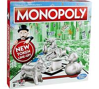 Hasbro Monopoly Jeu de société original classique traditionnel neuf et scellé - Jeu de société - 2 joueurs - Âge recommandé : 8+
