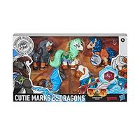 Hasbro- My Little Pony x Dungeons & Dragons Crossover Collection Cutie Marks & Dragons - 5 Figurines d'action Poney inspirées par D&D D20, E9736E48