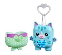 Nano-mals Pawtricia le chaton bleu, compagnon électronique, plus de 70 réactions, jouet de poche interactif pour filles et garçons,