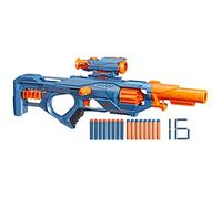 Hasbro Nerf Elite 2.0, Blaster Eaglepoint RD-8, Jeux d'Extérieur, Barillet 8 Fléchettes, Viseur et Canon Amovibles, 16 Fléchettes Nerf Elite Officielles