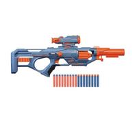 Hasbro Nerf Elite 2.0, Blaster Eaglepoint RD-8, Jeux d'Extérieur pour Enfant, Barillet 8 Fléchettes, Viseur et Canon Amovibles, 16 Fléchettes Elite Officielles Multicolore