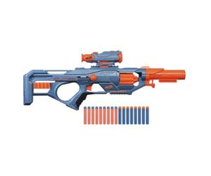 Hasbro Nerf Elite 2.0, Blaster Eaglepoint RD-8, Jeux d'Extérieur pour Enfant, Barillet 8 Fléchettes, Viseur et Canon Amovibles, 16 Fléchettes Elite Officielles Multicolore